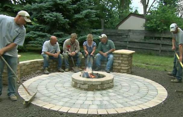 Floor Patio Pavers With Fire Pit Patio With Pavers Directions With