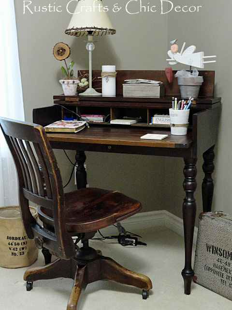 Furniture Vintage Style Office Furniture Imposing On Pertaining To My New Desk Set For A Shabby Chic Rustic Crafts 3 Vintage Style Office Furniture Delightful On For Writing Desk Retro Desks Candle