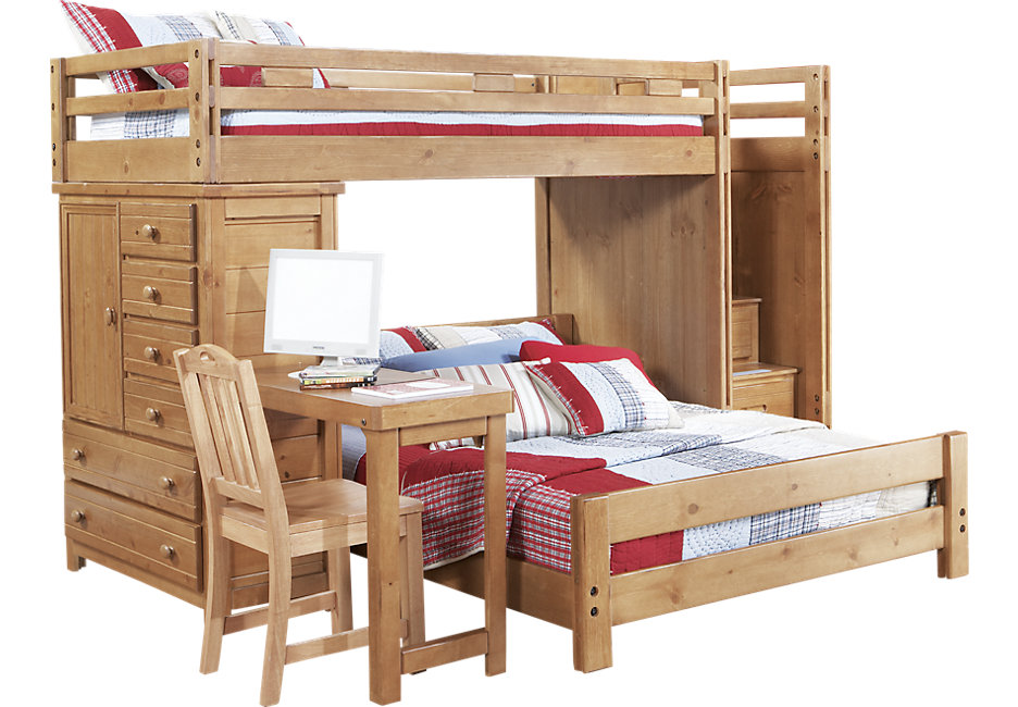 Bedroom Bunk Bed With Desk Exquisite On Bedroom Within 20 Loft