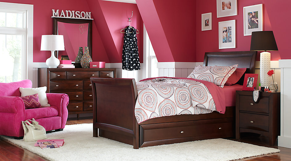 full bedroom set for teenage girl
