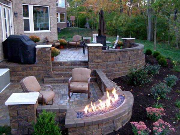 Home Backyard Raised Patio Ideas Plain On Home Throughout Popular Of Stone How To Build A With 29 Backyard Raised Patio Ideas