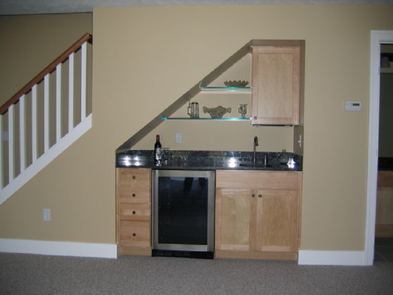 Home Basement Wet Bar Under Stairs Amazing On Home Throughout Small Stair For Cabinets 7 Basement Wet Bar Under Stairs