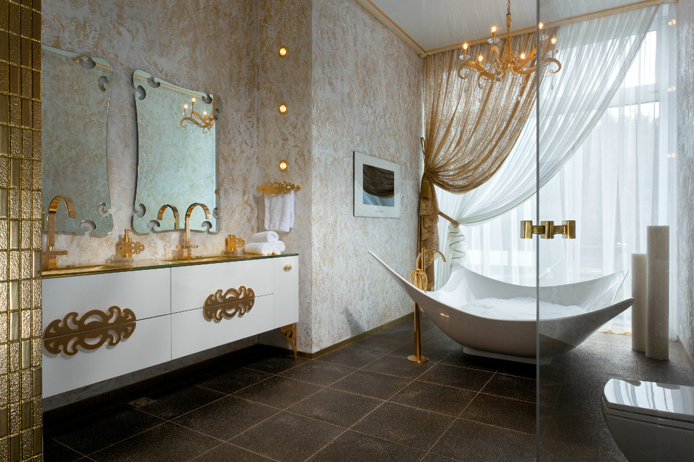 Bathroom Bathroom Decor Stylish On For Gold White Interior Design Ideas 19 Bathroom Decor