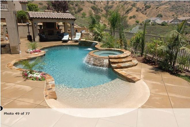 Office Beach Entry Swimming Pool Designs Exquisite On Office Regarding DIY How To Find Leak Detection Pools 21 Beach Entry Swimming Pool Designs