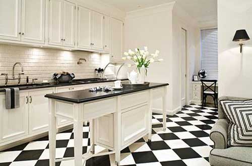 Kitchen Black And White Kitchen Ideas Modern On With Regard To Tiles Cool 20 Luxury 13 Black And White Kitchen Ideas