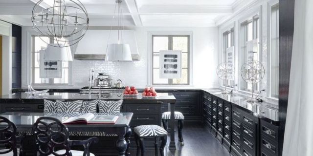 Kitchen Black And White Kitchen Ideas Modern On Within 20 Design Decor 0 Black And White Kitchen Ideas