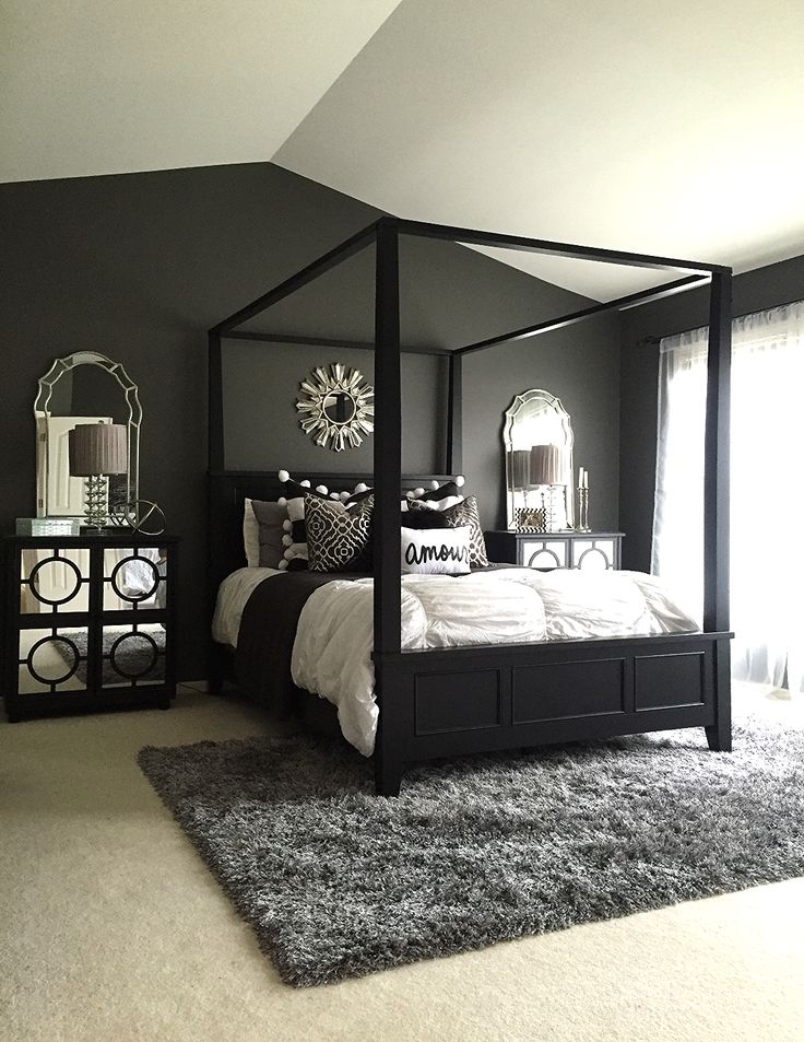 Floor Black Bedroom Rug Brilliant On Floor Inside These 15 Bedrooms Will Add Just The Right Amount Of Mystery To 5 Black Bedroom Rug
