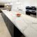 Kitchen Black Kitchen Cabinets With White Tile Countertops Creative On For 29 Quartz Ideas Pros And Cons DigsDigs 21 Black Kitchen Cabinets With White Tile Countertops