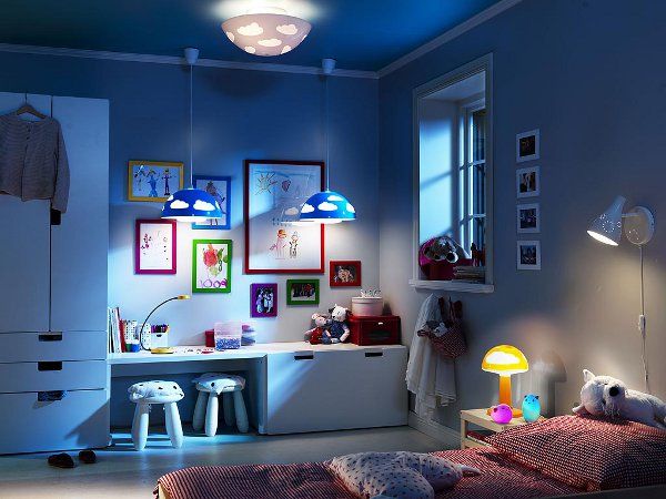 Bedroom Childrens Bedroom Lighting Ideas Simple On For Cozy Kids Room 7 Childrens Bedroom Lighting Ideas