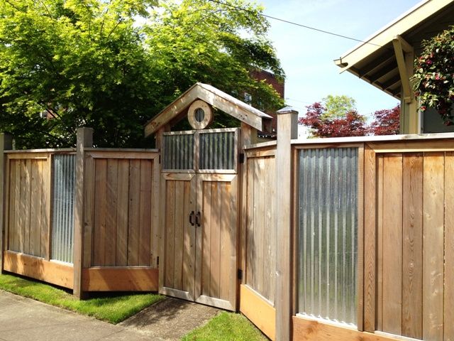 Home Corrugated Metal Fence Ideas Lovely On Home Regarding 32 Best Images Pinterest Fences 27 Corrugated Metal Fence Ideas
