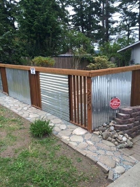 Home Corrugated Metal Fence Ideas Wonderful On Home Pertaining To Cost Panels Price 28 Corrugated Metal Fence Ideas