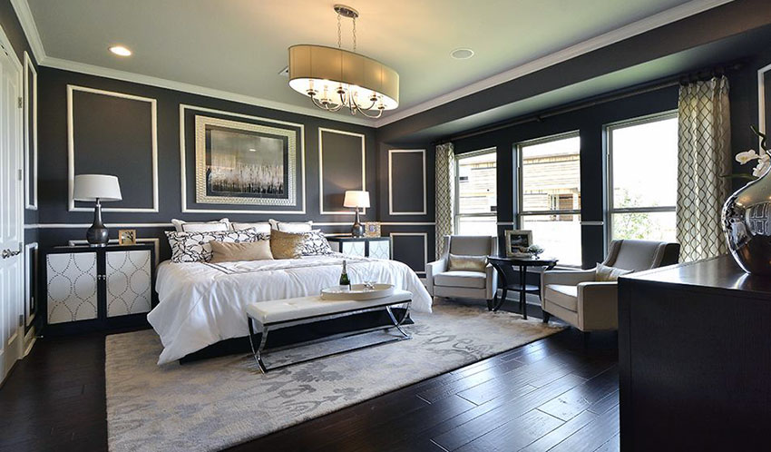 Floor Dark Wood Floor Room Imposing On Bedroom Grey Purple And Paint Simple Scheme Set Wall Couch 16 Dark Wood Floor Room