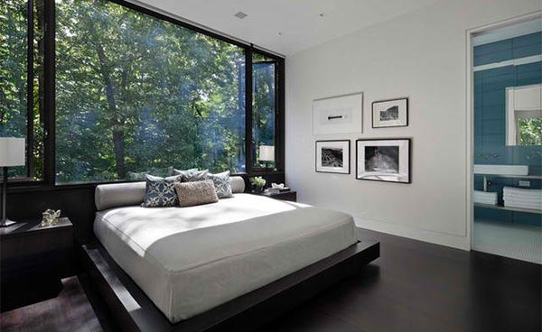 Floor Dark Wood Floor Room Impressive On Inside 15 Flooring In Modern Bedroom Designs Home Design Lover 0 Dark Wood Floor Room