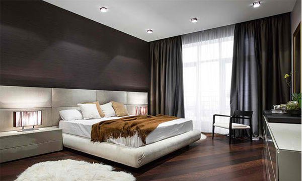 Floor Dark Wood Floor Room Modest On And 15 Flooring In Modern Bedroom Designs Home Design Lover 27 Dark Wood Floor Room