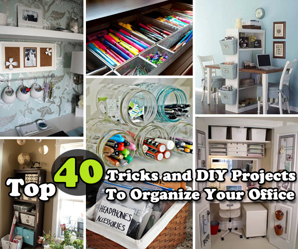 Office Diy Office Astonishing On In Top 40 Tricks And DIY Projects To Organize Your Amazing 3 Diy Office