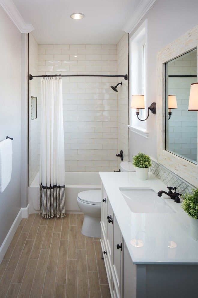 Bathroom Guest Bathroom Ideas Stylish On With Wood Grain Tile Floor Subway In The Shower 15 Guest Bathroom Ideas