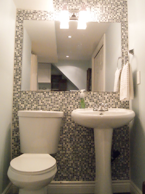 Bathroom Half Bathroom Tile Ideas Brilliant On Throughout Design Top Designs Traditional 23 Half Bathroom Tile Ideas