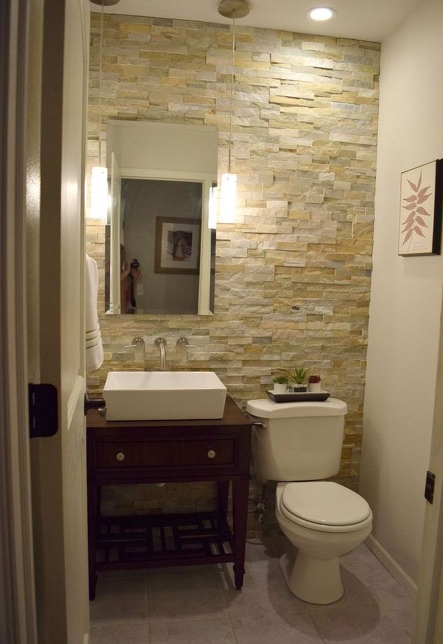 Bathroom Half Bathroom Tile Ideas Exquisite On With Painting 1000 11 Half Bathroom Tile Ideas