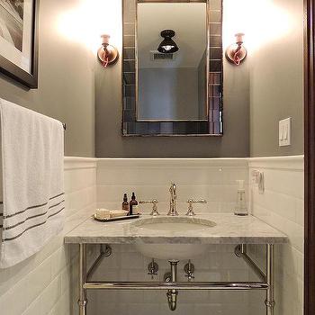 Bathroom Half Bathroom Tile Ideas Modest On Regarding Tiled Walls Design 19 Half Bathroom Tile Ideas