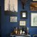 Home Office Dark Blue Gallery Wall Contemporary On In 625 Best Photo Walls Frames Displays Ideas Images 5