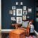 Office Home Office Dark Blue Gallery Wall Marvelous On For Emily Henderson Hague Reading Nook Leather Chair 26 Home Office Dark Blue Gallery Wall