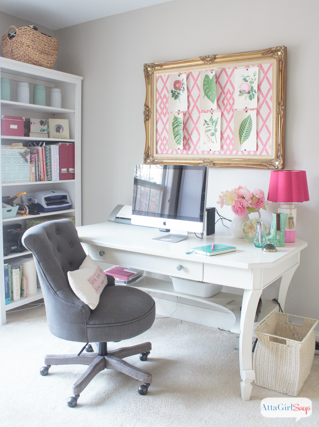 Home Home Office Decor Computer Charming On Intended Feminine Craft Room Tour Atta Girl Says 8 Home Office Decor Computer