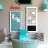 Interior Home Office Green Themes Decorating Charming On Interior Inside Turquoise Teen Room Pattern Nook And Decor 11 Home Office Green Themes Decorating