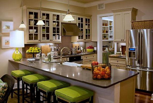 Kitchen Kitchen Decorating Ideas Modest On With Beautiful Country Green Chairs 10 Kitchen Decorating Ideas