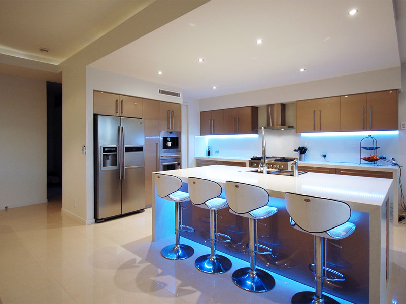 Kitchen Kitchen Led Lighting Imposing On Intended Custom Home Different Types Of 6 Kitchen Led Lighting