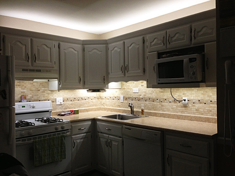  Kitchen Led Lighting Imposing On With Beautiful Under Cabinet Cream 18 Kitchen Led Lighting