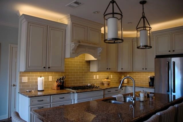 Kitchen Kitchen Led Lighting Magnificent On For LED Inspired Traditional 3 Kitchen Led Lighting