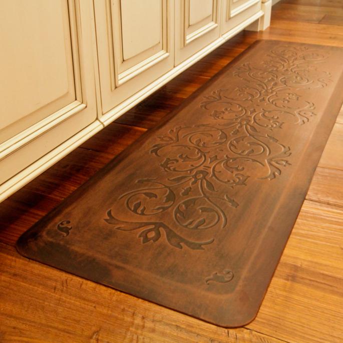  Kitchen Mats Exquisite On Floor Within Classic Scroll Anti Fatigue Comfort Mat Frontgate 16 Kitchen Mats