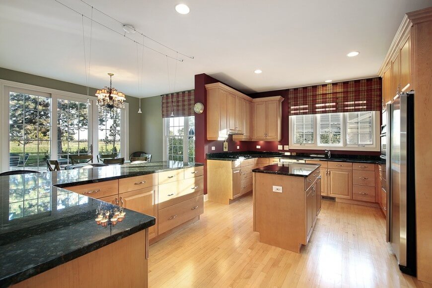 Kitchen Light Hardwood Floors In Kitchen Modern On And 52 Enticing Kitchens With Honey Wood PICTURES 4 Light Hardwood Floors In Kitchen