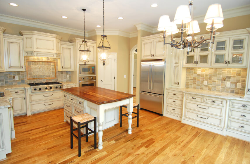 Kitchen Light Hardwood Floors In Kitchen Stunning On Intended White With Oak And Decor 22 Light Hardwood Floors In Kitchen