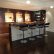 Modern Basement Bar Ideas Contemporary On Other Pertaining To For Basements Walnut 4