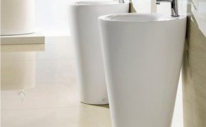 Modern Bathroom Pedestal Sink