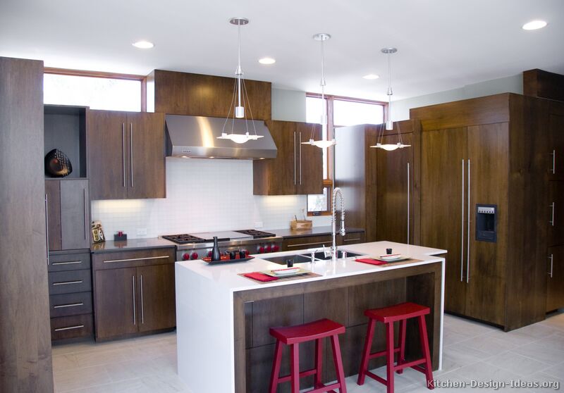 Kitchen Modern Wood Kitchen Cabinets Fine On With Pictures Of Kitchens Amusing 16 Modern Wood Kitchen Cabinets