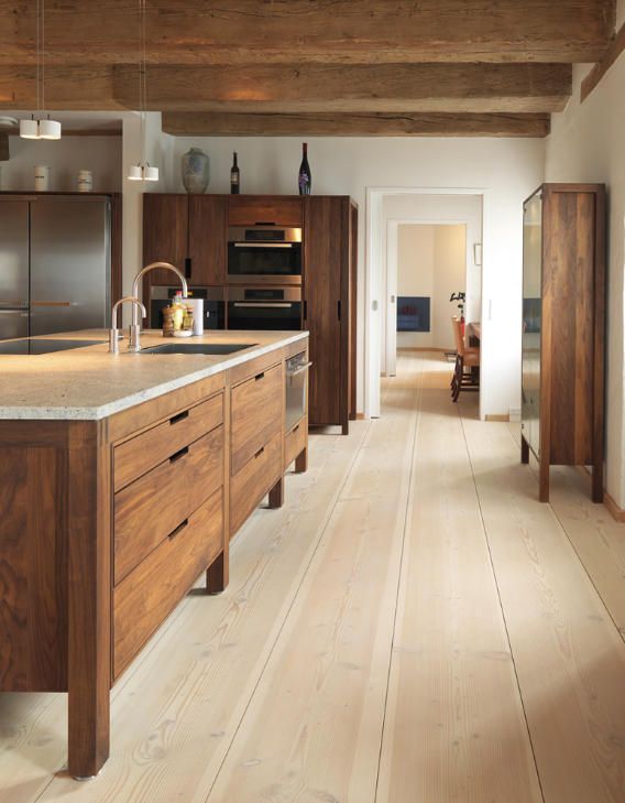 Kitchen Modern Wood Kitchen Cabinets Modest On With Rustic Floors By 23 Modern Wood Kitchen Cabinets