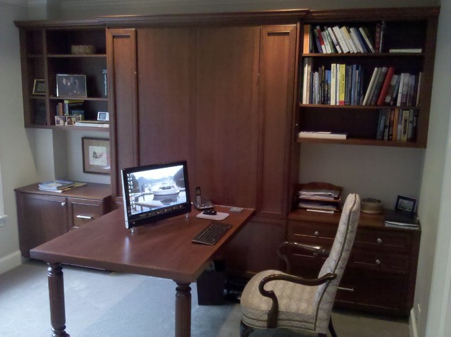 Bedroom Murphy Bed Desk Combo Perfect On Bedroom Pertaining To Office With A 1 Traditional Home Seattle Inside 11 Murphy Bed Desk Combo