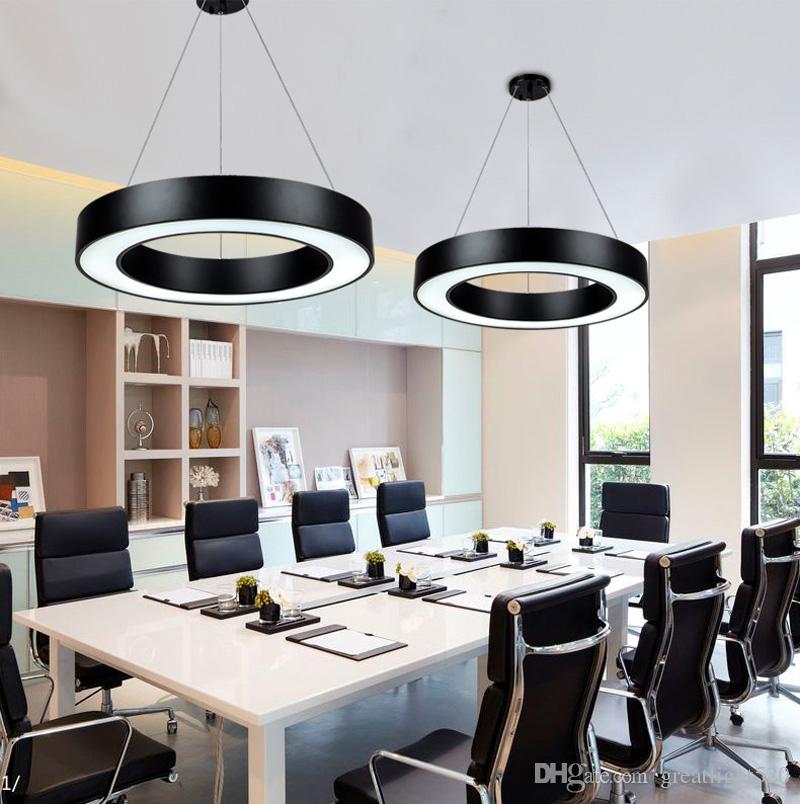 Office Office Pendant Light Stylish On With Modern Led Circle Lights Round Suspension Hanging 14 Office Pendant Light