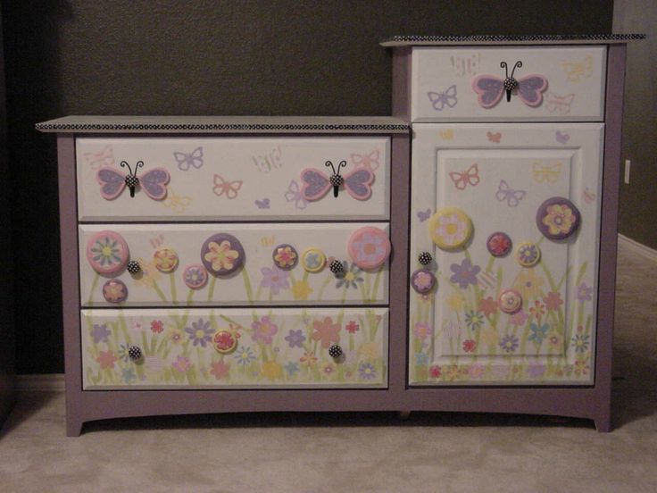 Furniture Painted Baby Furniture Magnificent On Intended For 39 Best Painting Girls Room Images Pinterest 12 Painted Baby Furniture