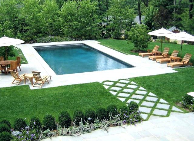 Other Rectangle Inground Pools Stylish On Other Intended For Pool Ideas Landscaping 10 Rectangle Inground Pools