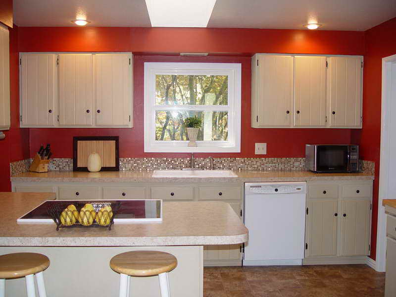 Kitchen Red Kitchen Wall Colors Wonderful On Pertaining To Painting Of Feel A Brand New With These Popular Paint 2 Red Kitchen Wall Colors
