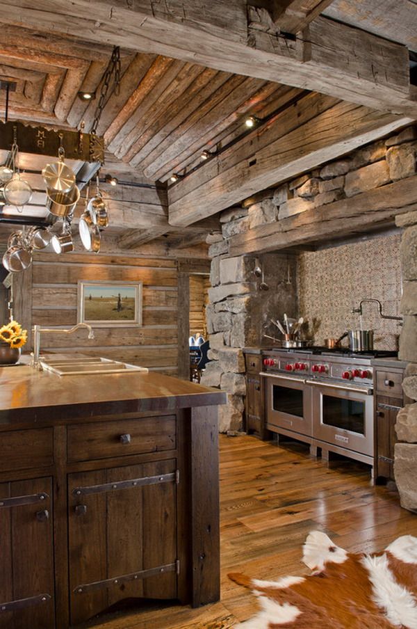  Rustic Country Kitchens Amazing On Kitchen With Regard To 299 Best Images Pinterest Log Home 16 Rustic Country Kitchens