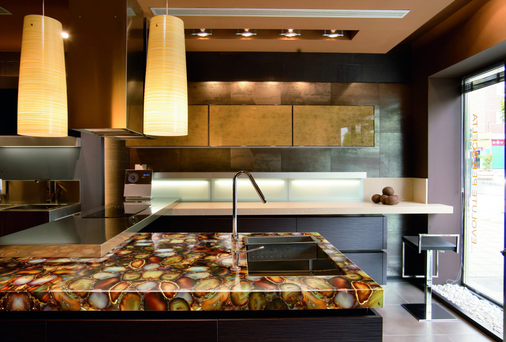  Stone Kitchen Countertops Remarkable On For Modern From Unusual Materials 30 Ideas 6 Stone Kitchen Countertops