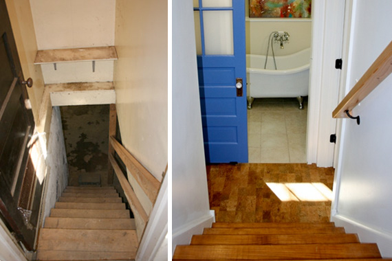 Home Unfinished Basement Stairs Fresh On Home How To Remodel A Dark Remodeling Before And After 22 Unfinished Basement Stairs