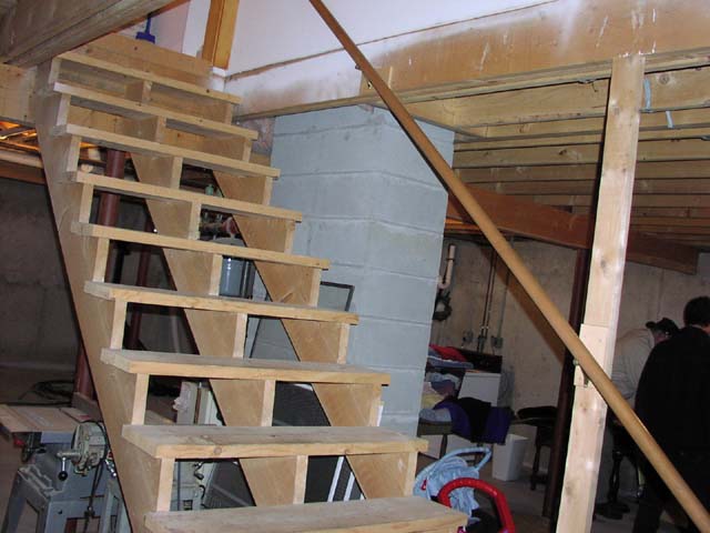 Home Unfinished Basement Stairs Perfect On Home In 4 Unfinished Basement Stairs