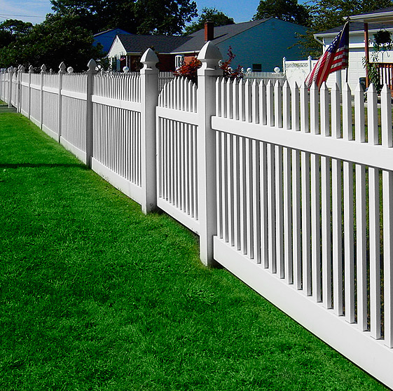 Home Vinyl Gothic Picket Fence Delightful On Home Intended French Post Caps Archives Illusions 29 Vinyl Gothic Picket Fence