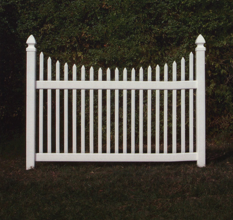 Home Vinyl Gothic Picket Fence Modest On Home Inside Elite Fencing Malibu 9 Vinyl Gothic Picket Fence