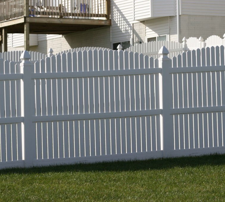 Home Vinyl Gothic Picket Fence Remarkable On Home Pertaining To The American Company 7 Vinyl Gothic Picket Fence